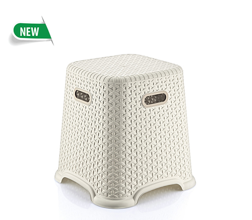 Dark Brown Rattan Bella Stool No:2