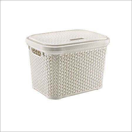 Dark Brown Rattan Big Storage Basket