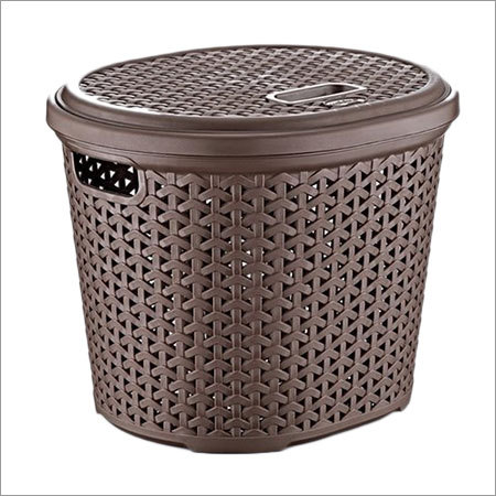 Plastic Oval Rattan Multi-Use Basket (15 Lt)