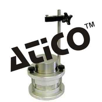 Expansion Index Test Apparatus - Aluminum Base, Stainless Steel Specimen Ring, 152x279 mm, Dial Indicator 0.3" Range, 5.7 kg Loading Weight, 24-Hour Test