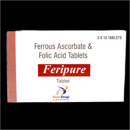 फेरस एस्कॉर्बेट फॉलिक एसिड टैबलेट्स