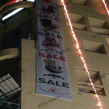 Dropdown Banner - Polyester, Available in Various Sizes | Exquisite Designs, Seamless Finish, High Tearing Strength