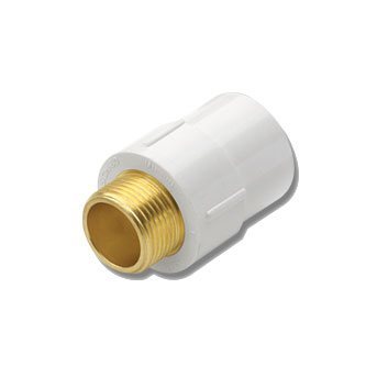 White Upvc Brass Mta