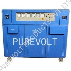 Motorized Variable Auto Transformer - Metal, Air Cooled & Oil Cooled, 50Hz | Rugged Design, Step Less Voltage Control, High Grade Steel Winding, Easy Mobility with Caster Wheels
