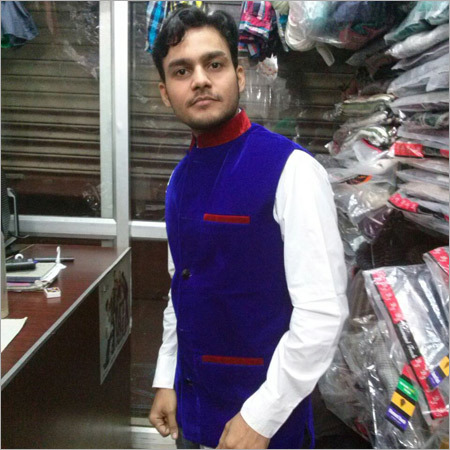 रॉयल ब्लू नेहरू जैकेट