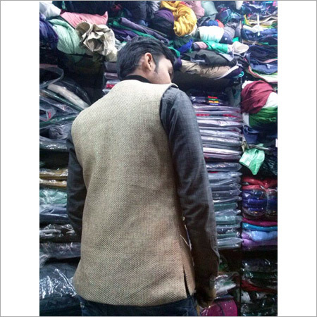 कटन खादी नेहरू जैकेट
