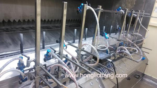 Painting Line With Agsc Paint Flow Control