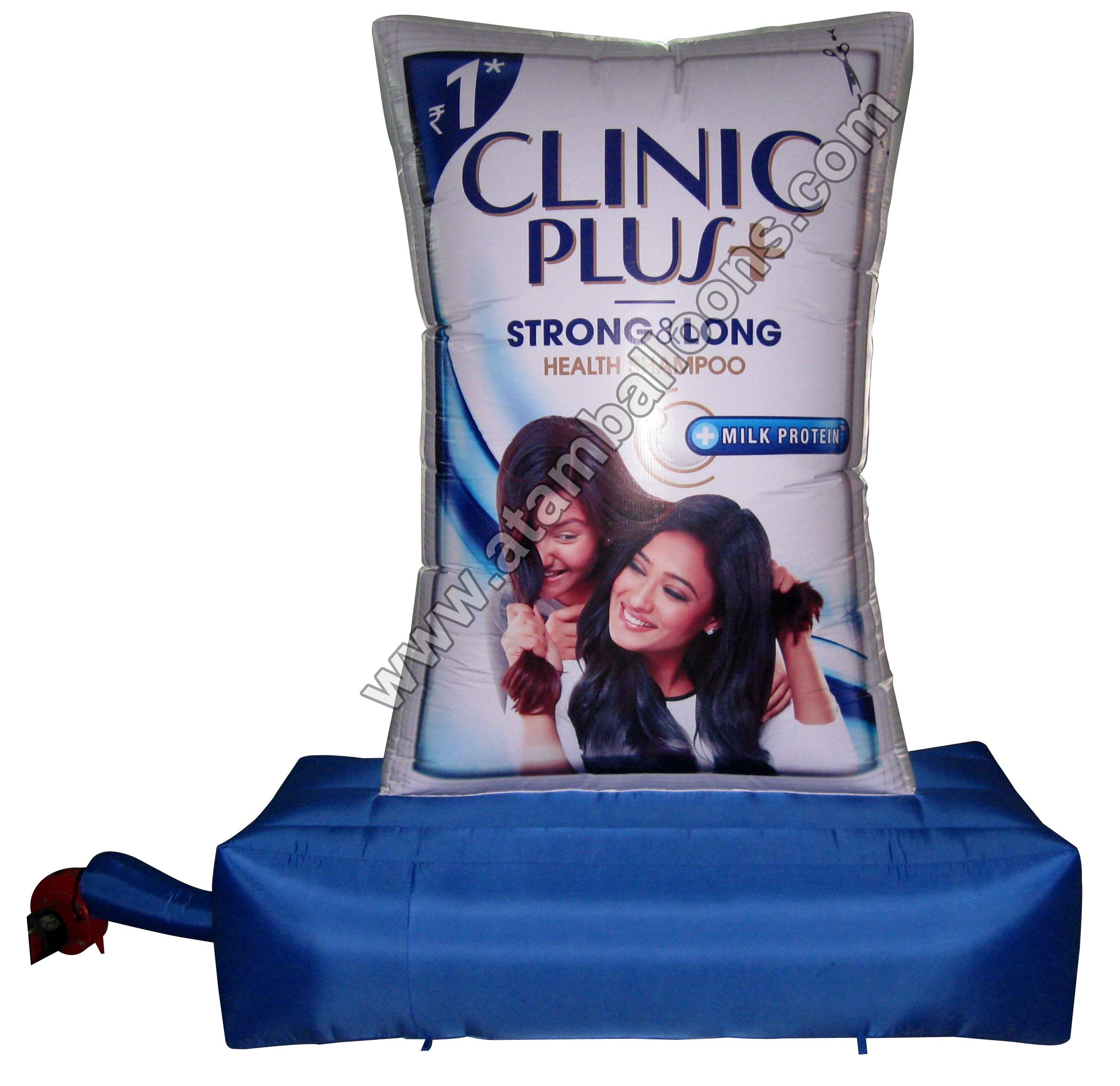 Clinic Plus Standing Inflatable - Color: Blue