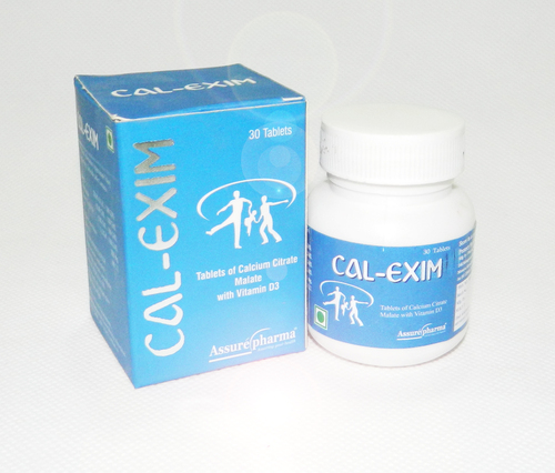 Tablets Of Calcium Citrate Maleate With Vitamin D3 Cas No: 120250-12-6