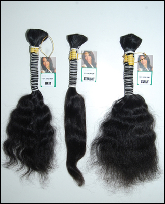 Natural Black & Natural Brown Indian Virgin Human Hair