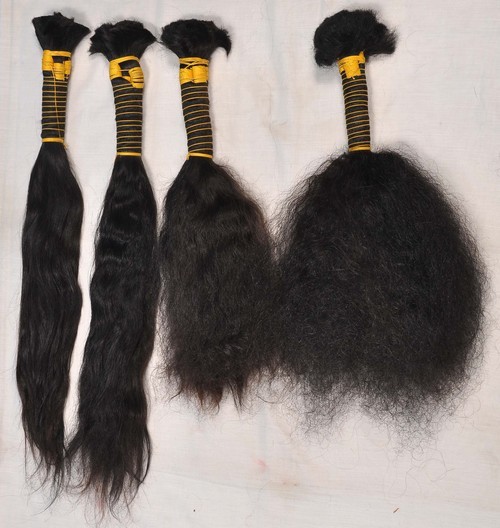 Natural Black & Natural Brown Remy Double Drawn Human Hair