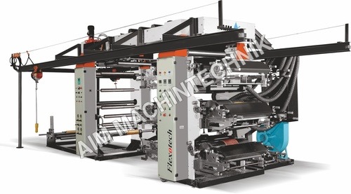 Cream Heavy Duty Flexographic Printing Machine