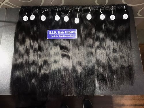Human Raw Curly Hair - Color: Black