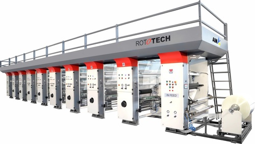 Manual Automatic Rotogravure Printing Machine