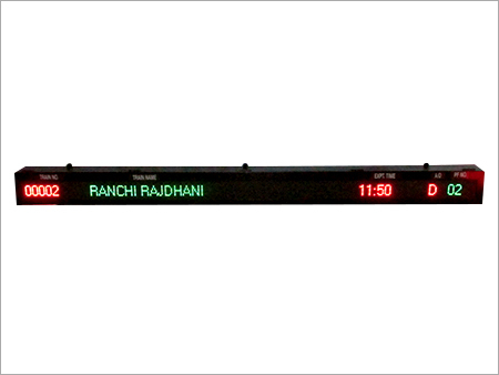 प्लेटफार्म डिस्प्ले बोर्ड