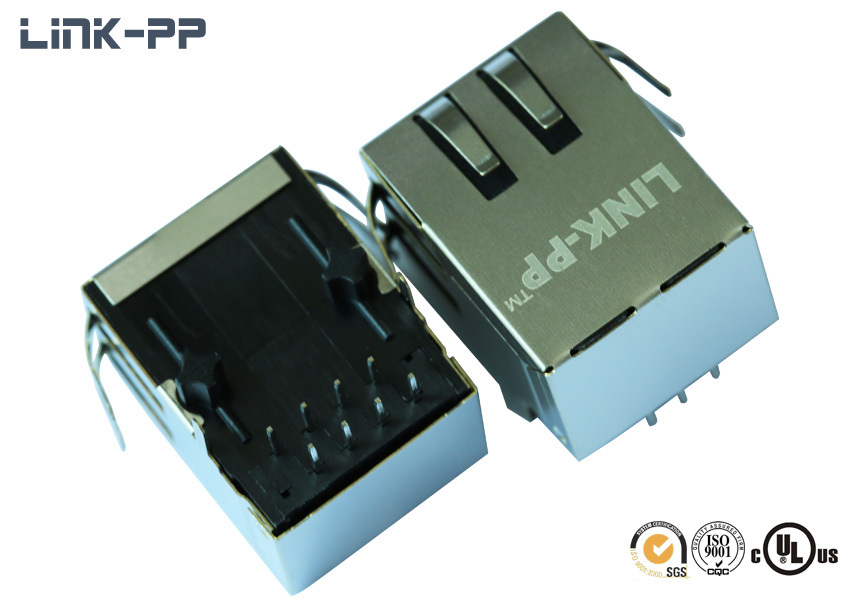 10 Base-t Tab-down Hfj11-1081erl Rj45 Connector Without Leds