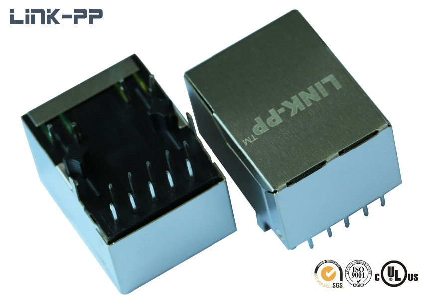 10/100/1000 Base-t Tab-down Hfj11-1g11erl-l11rl Rj45 Connector Without Leds