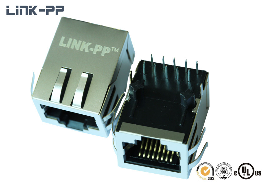 10/100/1000 Base-t Tab-down Hfj11-1g16e-l12rl Rj45 Connector Without Leds