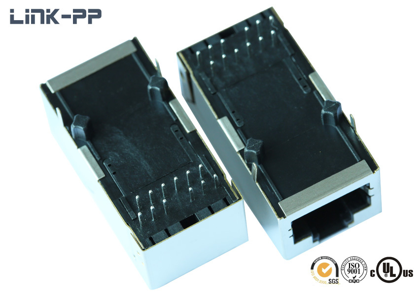 10g Base-t Tab-up Hr901080a Rj45 Connector Without Leds