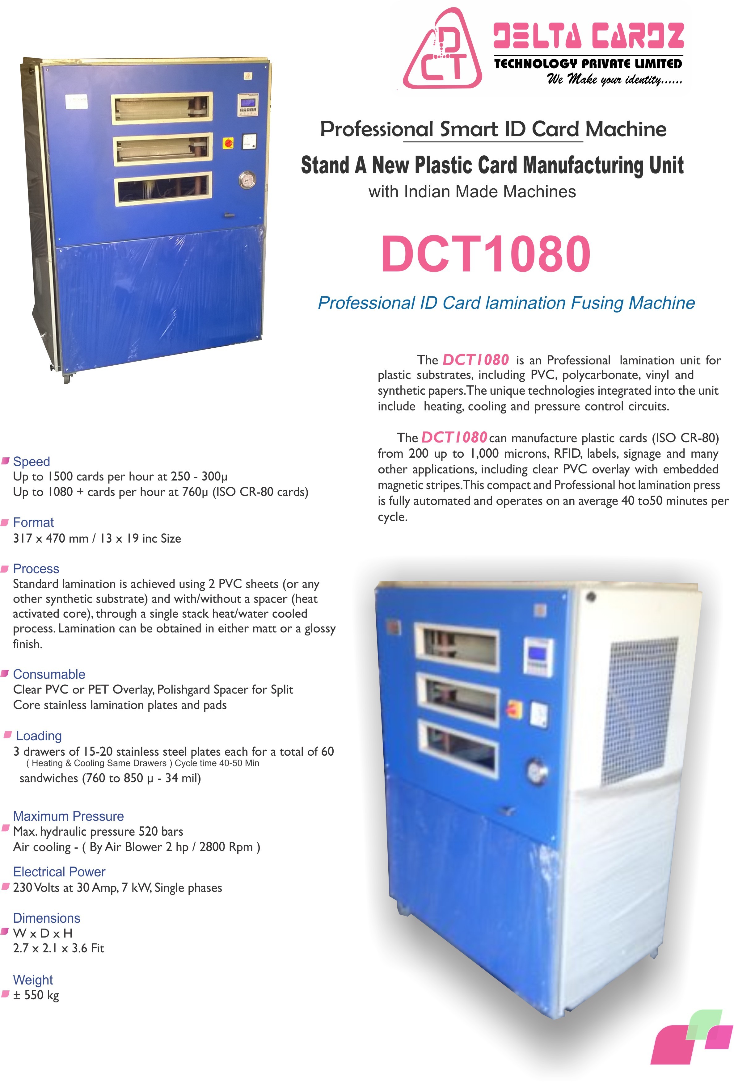 Professional Id Card Lamination Machine