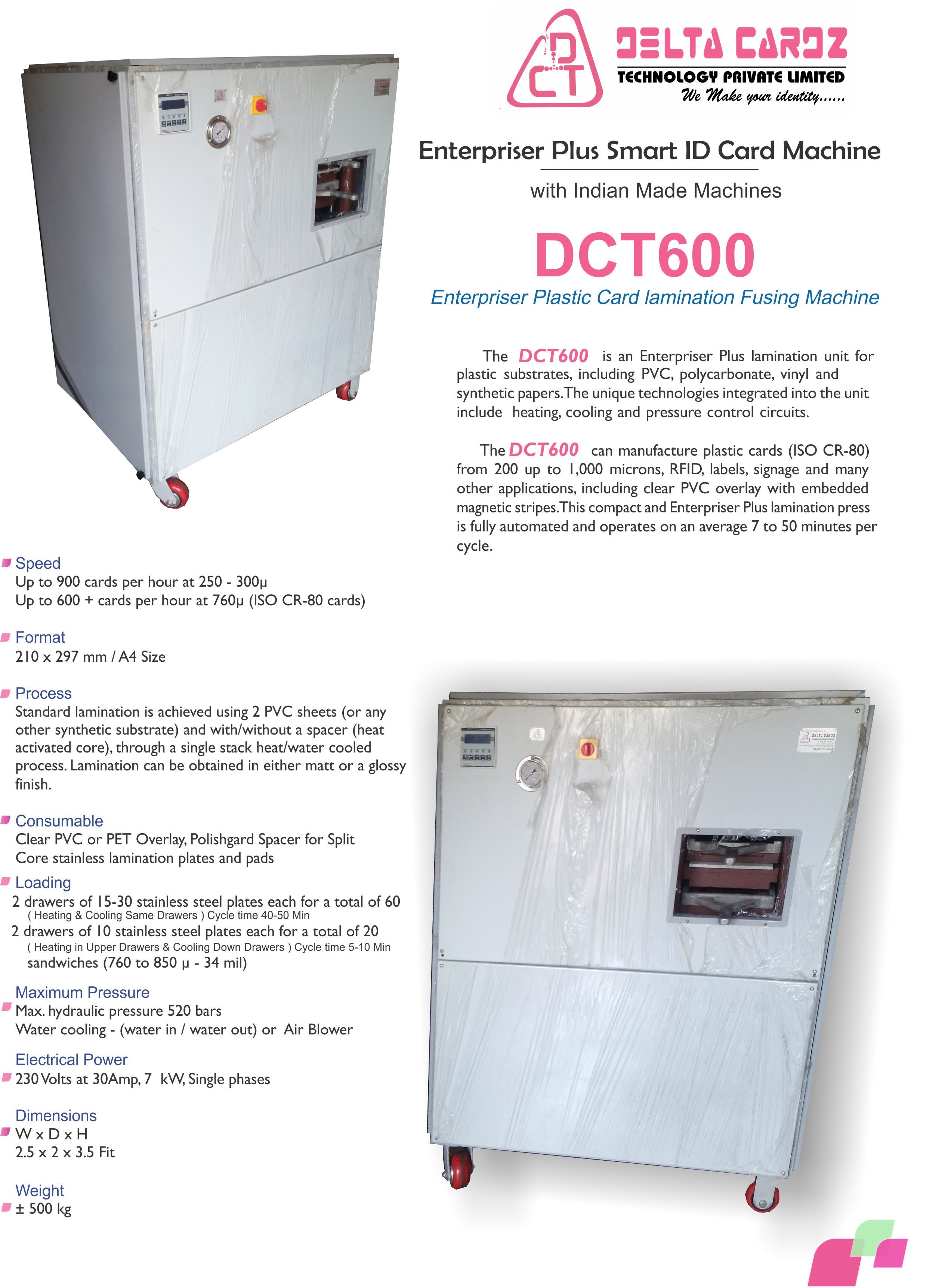 Enterpriser Plus Plastic Card Fusing Machine