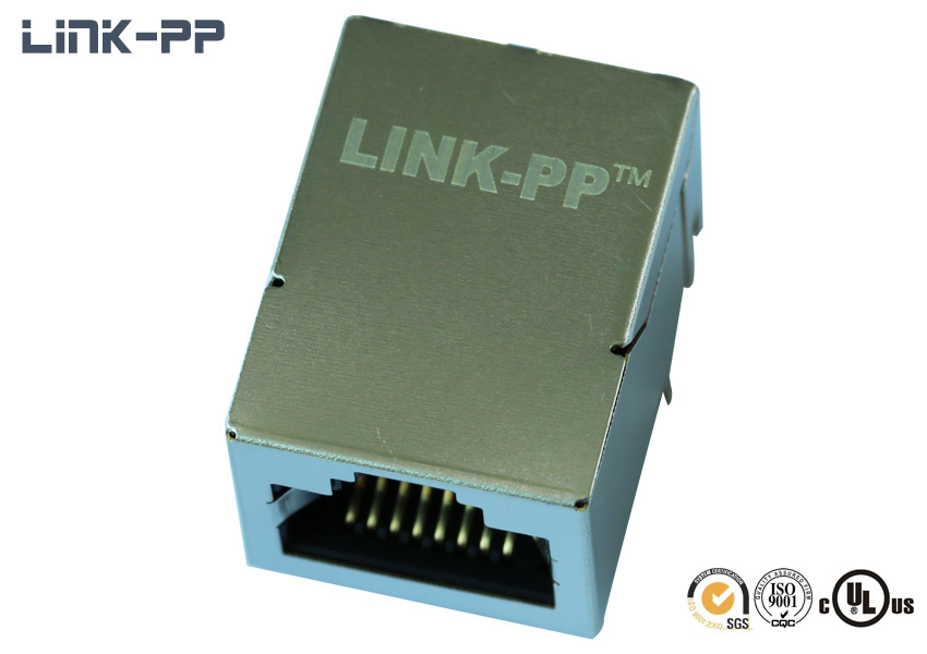 10/100/1000 Base-t Tab-up 0816-1x1t-gh-f Rj45 Connector Without Leds