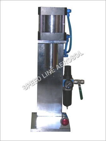 Aerosol De Crimping Machine