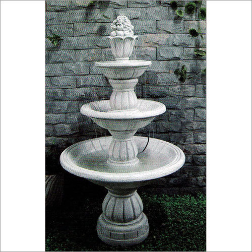 GRC Fountain - 40 Inches Tall, 4 Tiers, 50 lbs | Attractive Appearance, Power Efficient, Stylish Look, Glossy Surface Finish