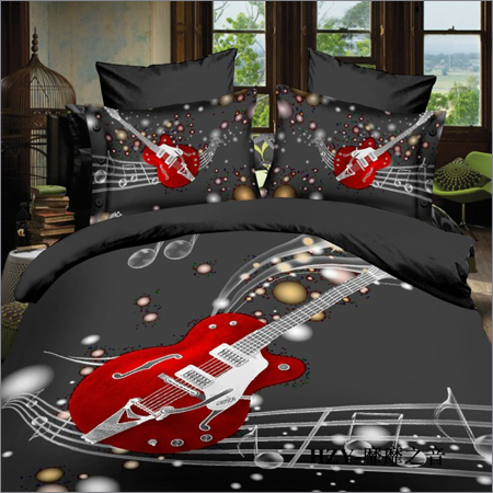 ब्लैक डिज़ाइनर बेड शीट्स