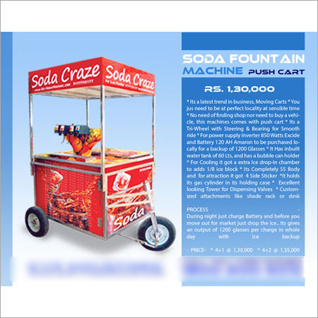 Push Cart Soda Machine