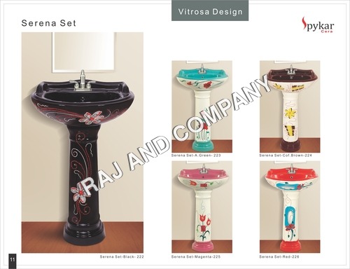 रंगीन वॉश बेसिन