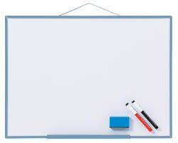 White Boards - Durable Melamine Finish, 48x36 Inches, Sleek White Design, Easy Write and Erase