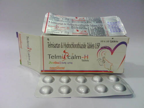 टेल्मिसर्टन और हाइड्रोक्लोर्थियाज़िन टैबलेट यूएसपी ड्रग सॉल्यूशंस