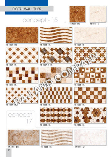 Digital Bedroom Wall Tiles Size: 20X30