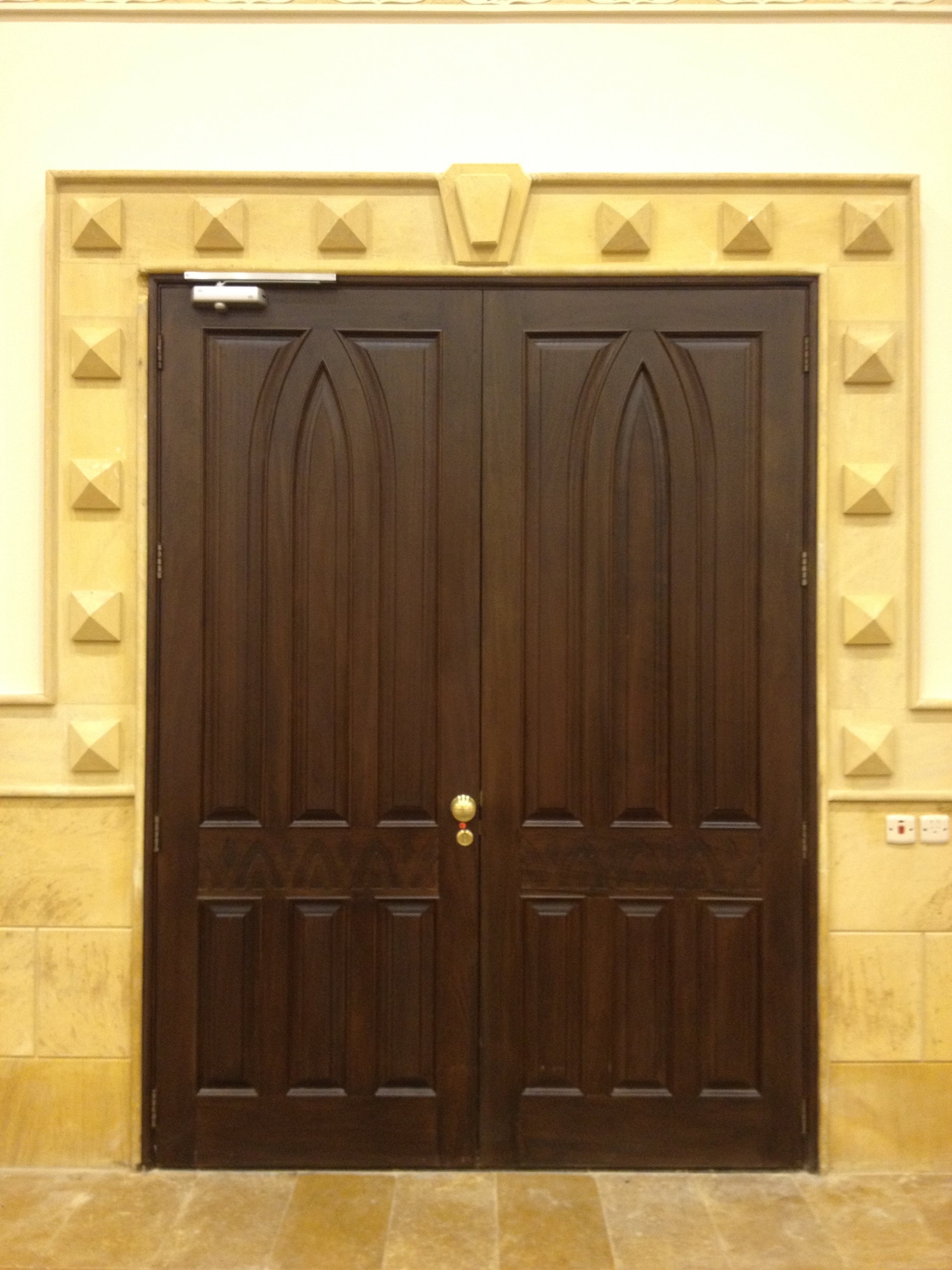 Designer Fixed Glass Door