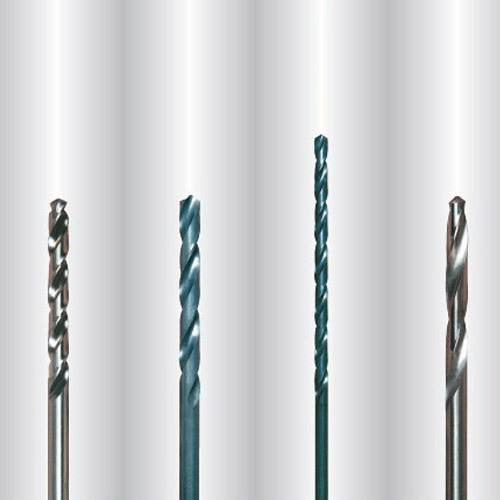 Silver And Green Straight- Shank- Drills