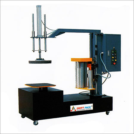 Box Stretch Wrapping Machine - Metal, 600 x 4170 x 1800 mm, Black | Digital Display, Easy Operation, Low Maintenance