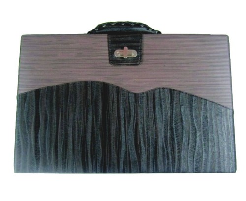 Album Box - Rexine Material, Standard Size, Grey-Black Color - Attractive Design, Moisture Proof Feature