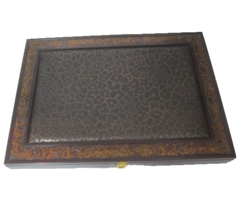 Album Box - Rexine - Standard Size, Brown Color, Attractive Design, Moisture Proof Feature