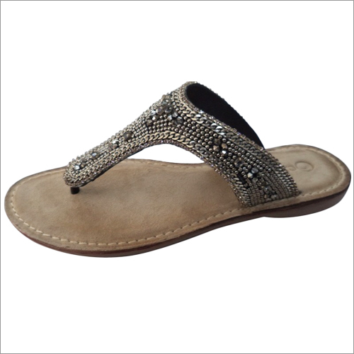 Ladies Embroidered Footwear