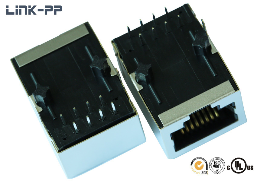 10 /100base-t Tab-down Rj45 Connector Without Leds