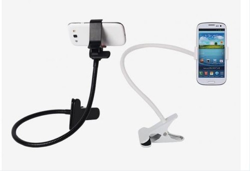 समायोज्य आलसी फोन धारक / बेडसाइड ब्रैकेट फोन क्लिप धारक