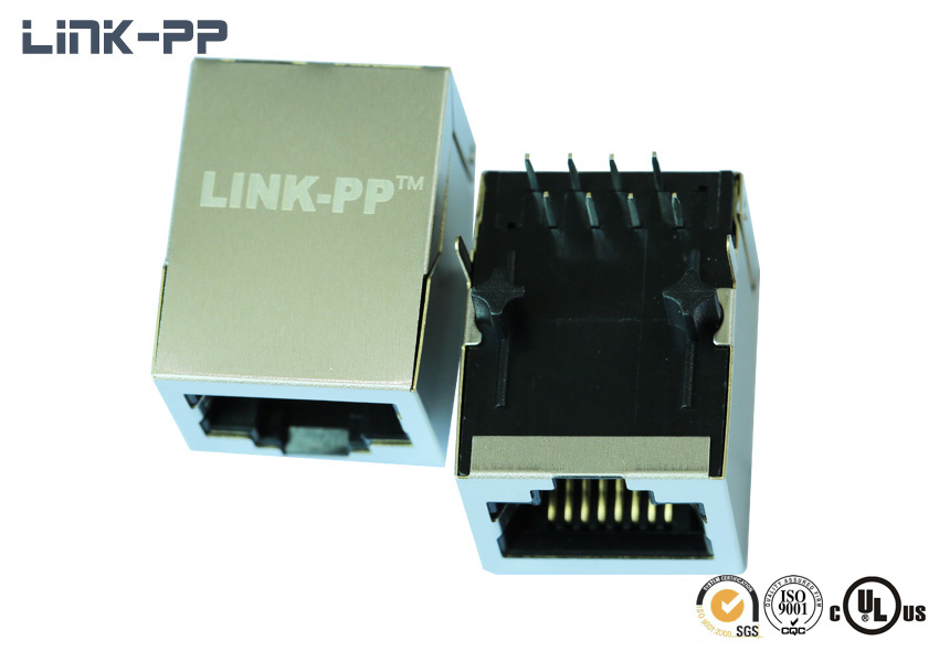 10 /100base-t Tab-down Rj45 Connector Without Leds