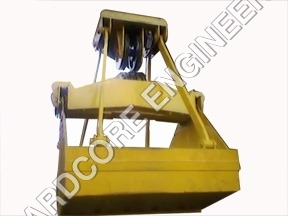 4 रस्सी ग्रैब बाल्टी का साइड व्यू