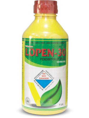 Pendimethalin 30% EC - Liquid Insecticide, 100% Pure Water Content, Effective Crop Growth Control, Safe for Use