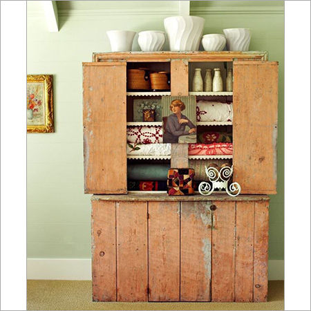 Wood Storage Cabinet