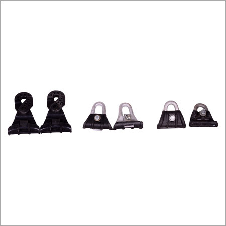 Suspension Clamp For Ab Cable - Color: Black And Silver