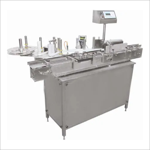 Automatic Bottle Sticker Labeling Machine - Color: Silver