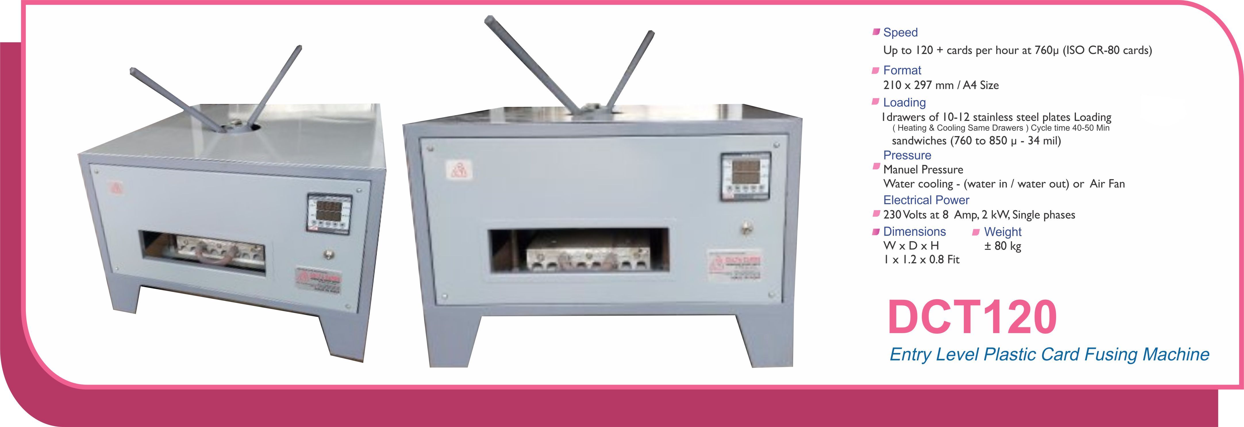 Fully Automatic Plastic Pvc Id Card Making Machine