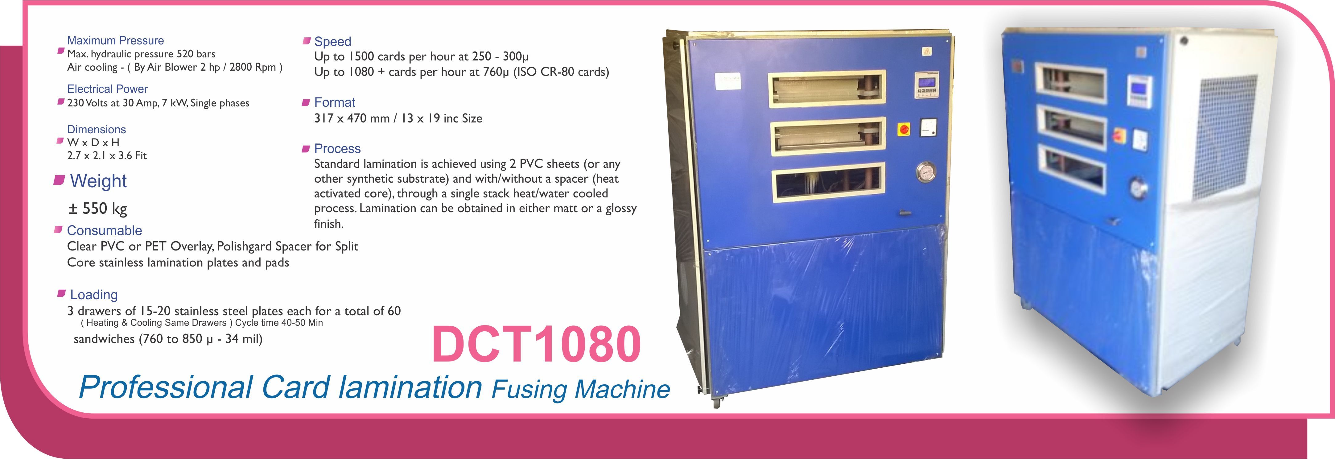 Fully Automatic Plastic Pvc Id Card Making Machine